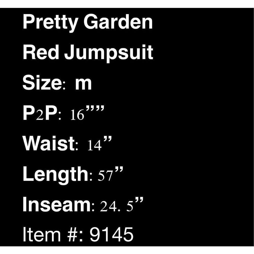 NWT PRETTYGARDEN Women's 2024 Sleeveless Jumpsuit Elegant Sweetheart Neck Pleate - Picture 10 of 10